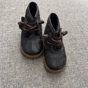 Baby Black and Brown Duck Boots